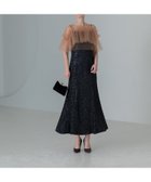 【レジャ/Leja】のLEJA-チュールフリルボレロペイントマーメイドワンピースドレス 結婚式 BLACK|ID: prp329100004728551 ipo3291000000034519147