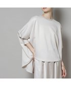 【ナノ ユニバース/nano universe】のドルマンスリーブバックドロストヘムカットプルオーバー グレージュ3|ID: prp329100004728578 ipo3291000000034608496