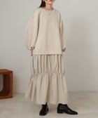 【バブ ブージュルード/Bab Bou Jeloud】の【低身長向けサイズあり】異素材ドッキングギャザーワンピース 人気、トレンドファッション・服の通販 founy(ファニー) ファッション Fashion レディースファッション Fashion for Women ワンピース Dresses カットソー Cut and Sewn Top ギャザー Gathered, Ruffled シンプル Simple, Minimal スニーカー Sneakers, Trainers スマート Smart, Elegant チェック Check, Plaid, Tartan ドッキング Docking, Mixed Material ラウンド Round, Round Neck リラックス Relax, Relaxed Fit 再入荷 Restock / Back in Stock おすすめ Recommended / Our Picks thumbnail BEIGE|ID: prp329100004728595 ipo3291000000034238597