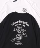 【ラザル/LAZAR】のMark Gonzales Tシャツ ティーシャツ メンズ 長袖 ロンT 別注 ワンポイント 人気、トレンドファッション・服の通販 founy(ファニー) ファッション Fashion レディースファッション Fashion for Women トップス・カットソー Cut & Sew Tops シャツ・ブラウス・オフィスカジュアル Elegant Blouses & Button-Ups ロングTシャツ・Tシャツ Longline T-Shirts & Tees イラスト Illustration カーゴパンツ Cargo Pants, Utility Pants キャップ Cap, Baseball Cap キャラクター Character, Licensed Characters グラフィック Graphic, Graphic Design ジャケット Jacket, Outerwear スタンダード Standard, Basic ストライプ Stripe, Striped Pattern スニーカー Sneakers, Trainers スポーツ Sports, Activewear スラックス Slacks, Dress Pants スリーブ Sleeve, Long Sleeve / Short Sleeve センター Center, Center Line ダウン Down, Puffer デニム Denim, Jeans Material トレンド Trend, Trending Now 定番 Standard, Basic Item 人気 Popular, Best Seller 長袖 Long Sleeve, Full Sleeve ビッグ Big, Oversized フレア Flare, Flared ブルゾン Blouson, Bomber Jacket プリント Print, Printed Pattern ベスト Vest, Waistcoat ベーシック Basic, Essential thumbnail ブラック系その他|ID: prp329100004728608 ipo3291000000034528613