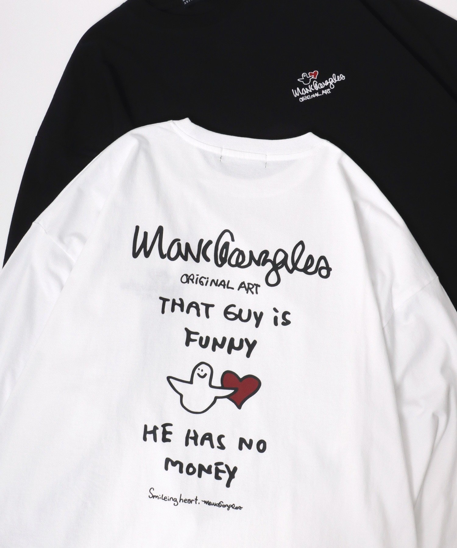 【ラザル/LAZAR】のMark Gonzales Tシャツ ティーシャツ メンズ 長袖 ロンT 別注 ワンポイント インテリア・キッズ・メンズ・レディースファッション・服の通販 founy(ファニー) ファッション Fashion レディースファッション Fashion for Women トップス・カットソー Cut & Sew Tops シャツ・ブラウス・オフィスカジュアル Elegant Blouses & Button-Ups ロングTシャツ・Tシャツ Longline T-Shirts & Tees イラスト Illustration カーゴパンツ Cargo Pants, Utility Pants キャップ Cap, Baseball Cap キャラクター Character, Licensed Characters グラフィック Graphic, Graphic Design ジャケット Jacket, Outerwear スタンダード Standard, Basic ストライプ Stripe, Striped Pattern スニーカー Sneakers, Trainers スポーツ Sports, Activewear スラックス Slacks, Dress Pants スリーブ Sleeve, Long Sleeve / Short Sleeve センター Center, Center Line ダウン Down, Puffer デニム Denim, Jeans Material トレンド Trend, Trending Now 定番 Standard, Basic Item 人気 Popular, Best Seller 長袖 Long Sleeve, Full Sleeve ビッグ Big, Oversized フレア Flare, Flared ブルゾン Blouson, Bomber Jacket プリント Print, Printed Pattern ベスト Vest, Waistcoat ベーシック Basic, Essential ホワイト系その他4|ID: prp329100004728608 ipo3291000000034528620