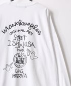 【ラザル/LAZAR】のMark Gonzales マークゴンザレス 別注 Tシャツ ティーシャツ メンズ 長袖 ロンT 別注 ワンポイント ホワイト系その他|ID: prp329100004728608 ipo3291000000034809614