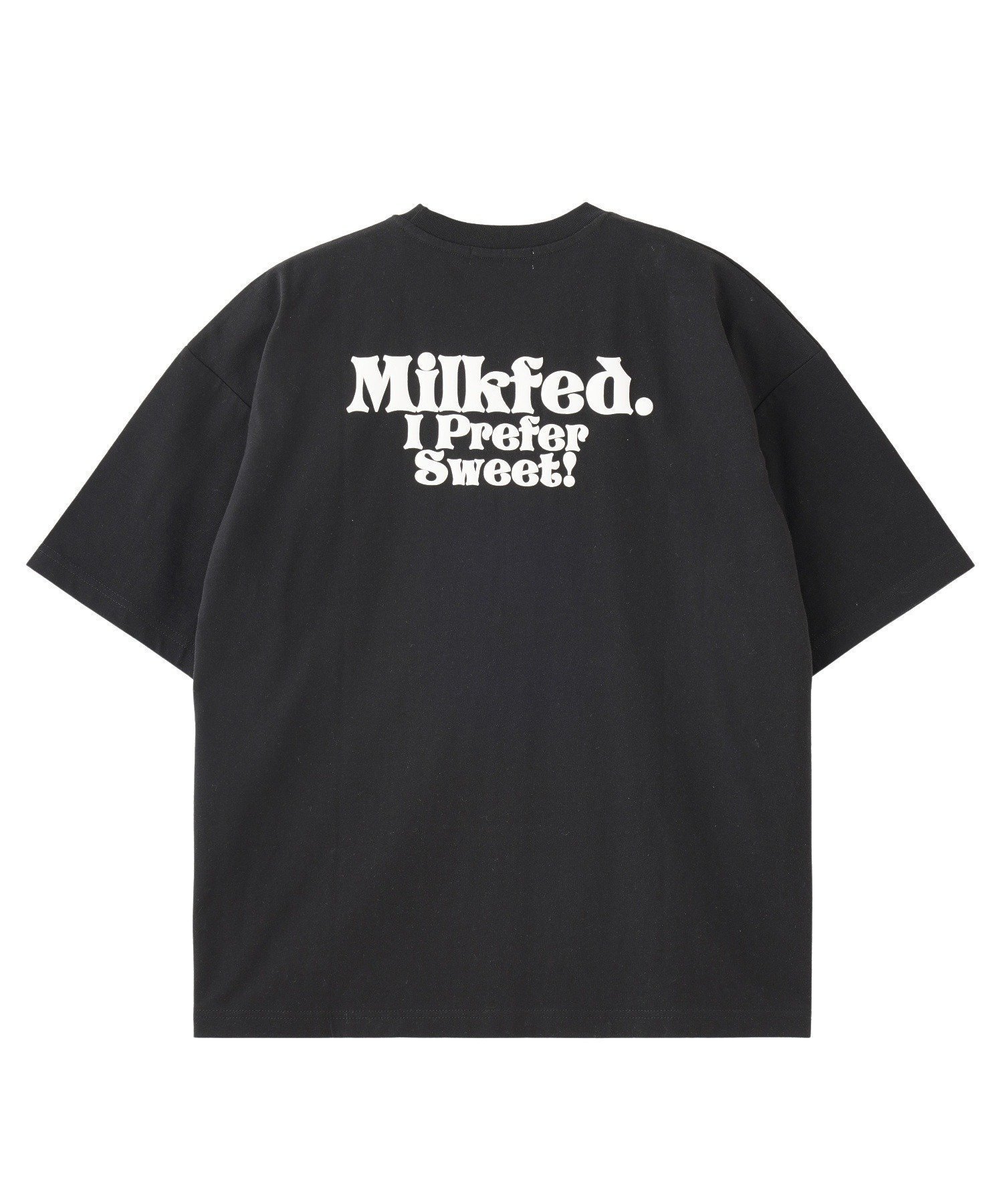 【ミルクフェド/MILKFED.】のMILKFED./I PREFER SWEET WIDE S/S TEE インテリア・キッズ・メンズ・レディースファッション・服の通販 founy(ファニー) ファッション Fashion レディースファッション Fashion for Women おすすめ Recommended / Our Picks スウィート Sweet, Cute Style 半袖 Short Sleeve, Half Sleeve 夏 Summer S/S・春夏 SS, Spring/Summer, Warm Season BLACK|ID: prp329100004728632 ipo3291000000034467219