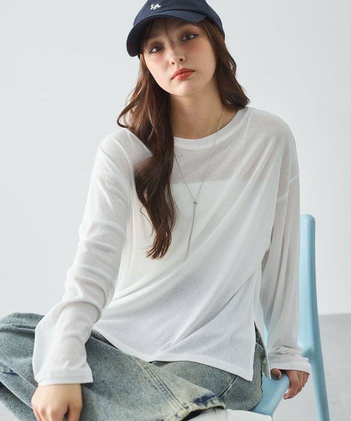 【イング/INGNI】の【WEB限定】シアートップス インテリア・キッズ・メンズ・レディースファッション・服の通販 founy(ファニー) https://founy.com/ ファッション Fashion レディースファッション Fashion for Women トップス・カットソー Cut & Sew Tops おすすめ Recommended / Our Picks インナー Innerwear シアー Sheer, See-Through ジャケット Jacket, Outerwear トレンド Trend, Trending Now ビスチェ Bustier, Corset Top ベーシック Basic, Essential ロング Long, Long-Length |ID: prp329100004728664 ipo3291000000034163234