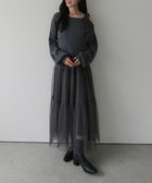 【アルシーヴ/archives】の肩リボンニットプルオーバー*チュールキャミワンピースSET 人気、トレンドファッション・服の通販 founy(ファニー) ファッション Fashion レディースファッション Fashion for Women ワンピース Dresses キャミソールワンピース Camisole Dresses おすすめ Recommended / Our Picks インナー Innerwear チュール Tulip, Tulip Motif リボン Ribbon, Bow thumbnail GRAY|ID: prp329100004728667 ipo3291000000034163259
