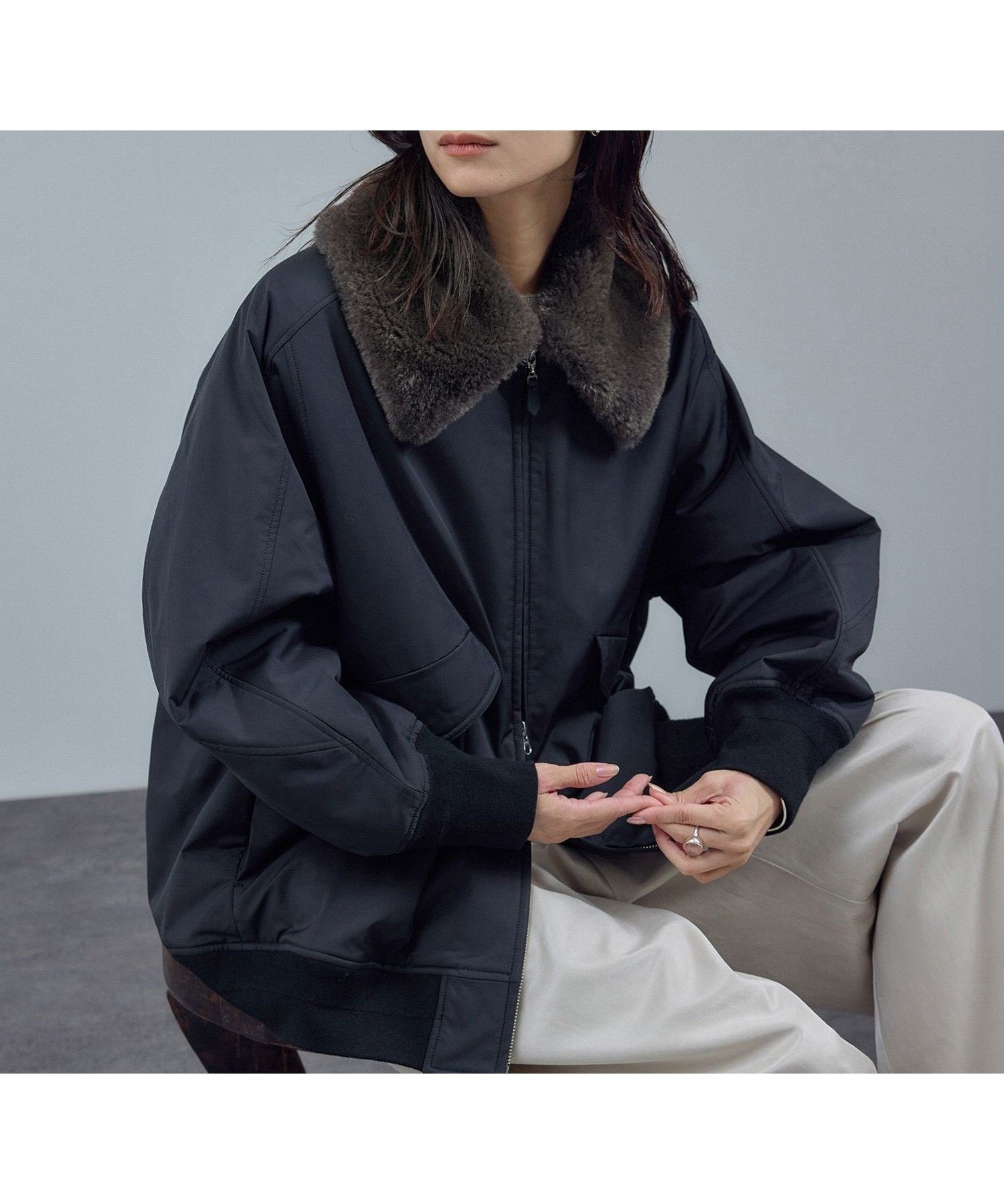 【サロン アダム エ ロペ/SALON adam et rope'】のFURLO DOWN 2WAYフライトジャケット / ファーロダウン 人気、トレンドファッション・服の通販 founy(ファニー) ファッション Fashion レディースファッション Fashion for Women アウター Coat / Outerwear Collection レディースジャケット・軽アウター Jackets 軽量 Lightweight, Ultra Light ショート Short, Short Length ジャケット Jacket, Outerwear スニーカー Sneakers, Trainers スラックス Slacks, Dress Pants ダウン Down, Puffer デニム Denim, Jeans Material トレンド Trend, Trending Now バランス Balance, Style Balance フィット Fit, Slim Fit フェイクファー Faux Fur, Imitation Fur フェミニン Feminine, Girly フォルム Silhouette, Form ポケット Pocket, Pocket Detail 防寒 Cold Protection, Winter-Ready リラックス Relax, Relaxed Fit A/W・秋冬 Autumn/Winter エレガント 上品 Elegant other-1|ID: prp329100004728668 ipo3291000000034589561