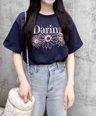 【イング/INGNI】のフラワーロゴTシャツ コン/ピンク|ID: prp329100004728683 ipo3291000000034163364