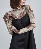 【ビーフラット/bflat】のニュアンスタイダイ シアーカットソー 人気、トレンドファッション・服の通販 founy(ファニー) ファッション Fashion レディースファッション Fashion for Women トップス・カットソー Cut & Sew Tops カットソー・ベーシックTシャツ Cut-and-Sewn Tops / Stretch Tees & Basics デニム Denim, Jeans Material 長袖 Long Sleeve, Full Sleeve thumbnail ブラウン|ID: prp329100004728694 ipo3291000000034583178