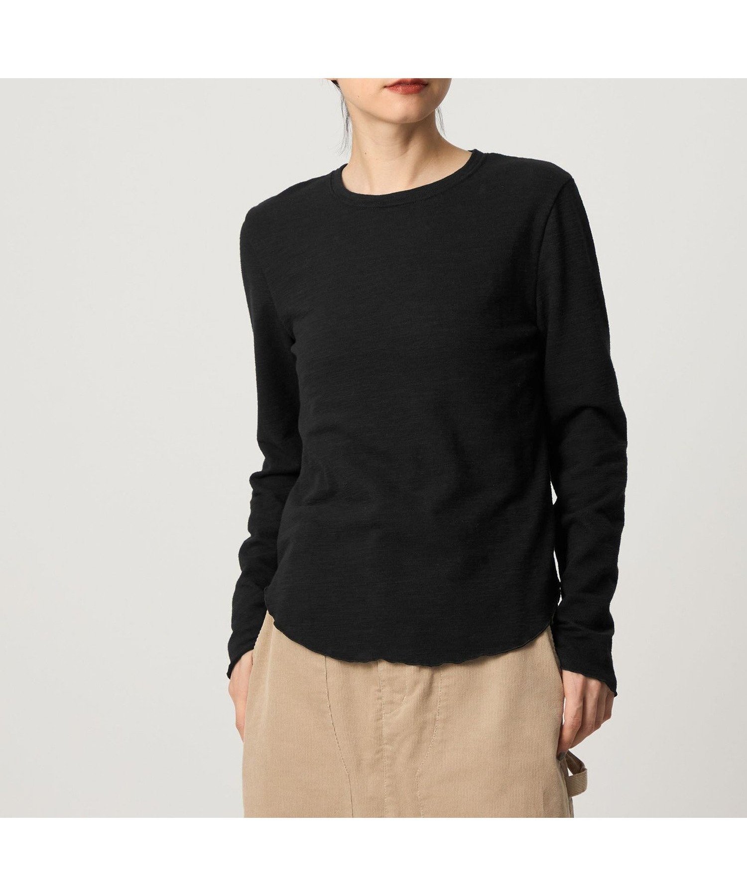 【シテン/CITEN】のCITEN スラブリブコンパクトトップ インテリア・キッズ・メンズ・レディースファッション・服の通販 founy(ファニー) 　ファッション　Fashion　レディースファッション　Fashion for Women　カットソー　Cut and Sewn Top　カーディガン　Cardigan, Knitwear　シンプル　Simple, Minimal　バランス　Balance, Style Balance　フィット　Fit, Slim Fit　ベスト　Vest, Waistcoat　ベーシック　Basic, Essential　ラウンド　Round, Round Neck　ロング　Long, Long-Length　A/W・秋冬　Autumn/Winter　BLACK|ID: prp329100004728705 ipo3291000000034599831