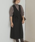 【アーバンリサーチ ドアーズ/URBAN RESEARCH DOORS】の『UR TECH』ツイルフレアジャンパースカート BLACK|ID: prp329100004728738 ipo3291000000034590217