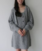 【アルシーヴ/archives】の肩リボンニットチュニックアンサンブル 人気、トレンドファッション・服の通販 founy(ファニー) ファッション Fashion レディースファッション Fashion for Women トップス・カットソー Cut & Sew Tops ニット Knit Tops & Sweaters アンサンブルニット Knit Ensembles & Twin Sets おすすめ Recommended / Our Picks アンサンブル Ensemble Set カーディガン Cardigan, Knitwear チュニック Tunic, Long Top リボン Ribbon, Bow ロング Long, Long-Length A/W・秋冬 Autumn/Winter thumbnail GRAY|ID: prp329100004728774 ipo3291000000034163822