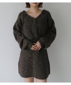 【アルシーヴ/archives】の肩リボンニットチュニックアンサンブル 人気、トレンドファッション・服の通販 founy(ファニー) ファッション Fashion レディースファッション Fashion for Women トップス・カットソー Cut & Sew Tops ニット Knit Tops & Sweaters アンサンブルニット Knit Ensembles & Twin Sets おすすめ Recommended / Our Picks アンサンブル Ensemble Set カーディガン Cardigan, Knitwear チュニック Tunic, Long Top リボン Ribbon, Bow ロング Long, Long-Length A/W・秋冬 Autumn/Winter thumbnail BROWN|ID: prp329100004728774 ipo3291000000034163823