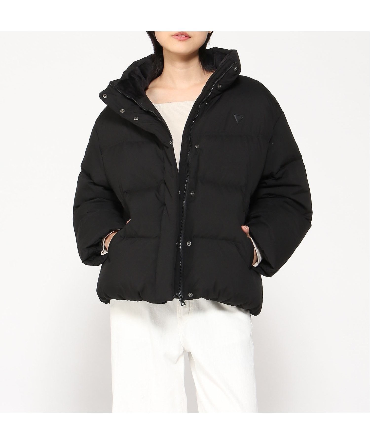 【ゲス/GUESS】のGUESS ダウンジャケット LADIES Down Jacket インテリア・キッズ・メンズ・レディースファッション・服の通販 founy(ファニー) ファッション Fashion レディースファッション Fashion for Women アウター Coat / Outerwear Collection レディースジャケット・軽アウター Jackets ジャケット Jacket, Outerwear ダウン Down, Puffer ベーシック Basic, Essential 定番 Standard, Basic Item ブラック|ID: prp329100004728776 ipo3291000000034657581