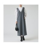 【カリテ/qualite】のツイーディジャンパーワンピース チャコールグレー|ID: prp329100004728780 ipo3291000000034509418