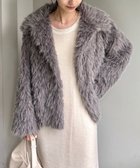 【カプリシューレマージュ/CAPRICIEUX LEMAGE】の【サイズ展開あり/軽量】MIXファースタンドカラーコート 人気、トレンドファッション・服の通販 founy(ファニー) ファッション Fashion レディースファッション Fashion for Women アウター Coat / Outerwear Collection コート・ロングコート・ピーコート Long Coats, Peacoats & More スタンド Stand Collar, Upright Stand ストレート Straight, Straight Cut デニム Denim, Jeans Material ハーフ Half, Half-Length マキシ Maxi, Full Length ミックス Mix, Mixed Style 軽量 Lightweight, Ultra Light thumbnail グレー|ID: prp329100004728801 ipo3291000000034163922