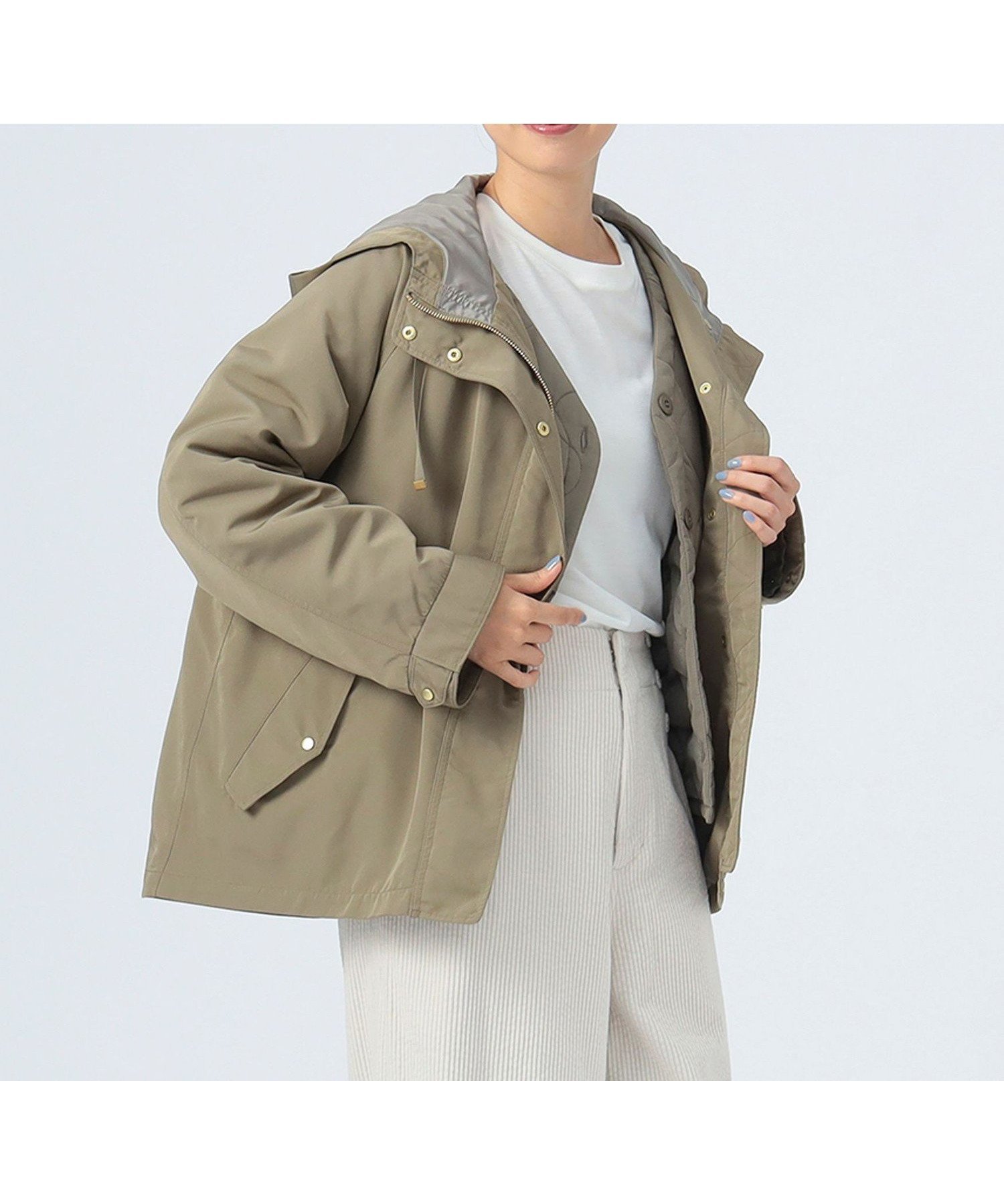 【ビームス ハート/BEAMS HEART】のキルティングライナー モッズブルゾン インテリア・キッズ・メンズ・レディースファッション・服の通販 founy(ファニー) 　ファッション　Fashion　レディースファッション　Fashion for Women　アウター　Coat / Outerwear Collection　ブルゾンジャケット・スポーティアウター　Blouson Jackets　インナー　Innerwear　ウェーブ　Wavy Pattern　春　Spring　キルティング　Quilted, Quilting　軽量　Lightweight, Ultra Light　ジップ　Zip, Zipper　バランス　Balance, Style Balance　フロント　Front, Front Design　ブルゾン　Blouson, Bomber Jacket　ブロック　Block, Solid Block Pattern　羽織　Haori, Light Jacket　防寒　Cold Protection, Winter-Ready　ミドル　Middle Length, Mid Height　ライナー　Liner, Inner Layer　冬　Winter / This Winter　旅行　Travel　ビジネス 仕事 通勤　Business / Work / Commuting　OLIVE|ID: prp329100004728809 ipo3291000000034597016