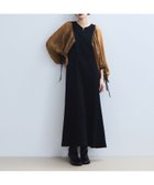【アダム エ ロペ/ADAM ET ROPE'】のシアースリーブコンビドレス 人気、トレンドファッション・服の通販 founy(ファニー) ファッション Fashion レディースファッション Fashion for Women ワンピース Dresses フォーマル・パーティードレス・結婚式用ドレス Elegant & Casual Dresses インナー Innerwear オケージョン Occasion Wear オーガンジー Organza Fabric カッティング Cutting Detail ギャザー Gathered, Ruffled コンビ Combo, Combination Style サンダル Sandals, Summer Shoes シアー Sheer, See-Through ダブル Double, Double-Breasted ドレス Dress, One-Piece 定番 Standard, Basic Item 人気 Popular, Best Seller パターン Pattern, Design Print フォーマル Formal, Dressy ポケット Pocket, Pocket Detail マーメイド Mermaid, Fishtail Silhouette リボン Ribbon, Bow ワッシャー Washer, Crinkled Finish A/W・秋冬 Autumn/Winter おすすめ Recommended / Our Picks 2026年 2026 thumbnail ブラック系(03)|ID: prp329100004728824 ipo3291000000035161827