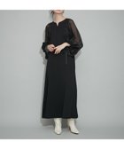 【アダム エ ロペ/ADAM ET ROPE'】のシアースリーブコンビドレス 人気、トレンドファッション・服の通販 founy(ファニー) ファッション Fashion レディースファッション Fashion for Women ワンピース Dresses フォーマル・パーティードレス・結婚式用ドレス Elegant & Casual Dresses インナー Innerwear オケージョン Occasion Wear オーガンジー Organza Fabric カッティング Cutting Detail ギャザー Gathered, Ruffled コンビ Combo, Combination Style サンダル Sandals, Summer Shoes シアー Sheer, See-Through ダブル Double, Double-Breasted ドレス Dress, One-Piece 定番 Standard, Basic Item 人気 Popular, Best Seller パターン Pattern, Design Print フォーマル Formal, Dressy ポケット Pocket, Pocket Detail マーメイド Mermaid, Fishtail Silhouette リボン Ribbon, Bow ワッシャー Washer, Crinkled Finish A/W・秋冬 Autumn/Winter おすすめ Recommended / Our Picks 2026年 2026 thumbnail ブラック(01)|ID: prp329100004728824 ipo3291000000035161829