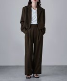 【ビーフラット/bflat】のセットアップパンツスーツ ツイルシングルテーラードジャケット タックワイドパンツ 人気、トレンドファッション・服の通販 founy(ファニー) ファッション Fashion レディースファッション Fashion for Women アウター Coat / Outerwear Collection レディースジャケット・軽アウター Jackets テーラードジャケット / 通勤・きれいめスタイル Tailored Jackets & Blazers セットアップ Matching Sets レディースパンツ・ボトムス Pants & Trousers / Bottoms スーツ Business Suits & Workwear スーツジャケット・オフィスブレザー Suit Jackets / Blazers スーツパンツ・ドレスパンツ Suit Pants / Office Trousers / Dress Pants スーツセット・2点セット・レディーススーツ Suit Sets / 2-Piece Suits / Office Suit Sets クロップド Cropped, Short Length ショート Short, Short Length シンプル Simple, Minimal ジャケット Jacket, Outerwear スウェット / スエット Sweatshirt, Sweatwear スニーカー Sneakers, Trainers セットアップ Set-Up, Coordinated Outfit ツイル Twist, Twisted Detail トレンド Trend, Trending Now ポケット Pocket, Pocket Detail ワイド Wide, Wide Fit おすすめ Recommended / Our Picks セレモニー Ceremony 入学式 Entrance Ceremony 卒業式 Graduation Ceremony thumbnail ブラウン|ID: prp329100004728830 ipo3291000000034930177