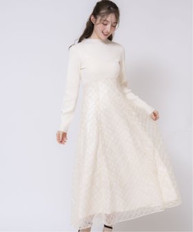 【ノエラ/Noela】のラメチェックドッキングニットワンピース 人気、トレンドファッション・服の通販 founy(ファニー) ファッション Fashion レディースファッション Fashion for Women ワンピース Dresses ニットワンピース Knit Dresses チェック Check, Plaid, Tartan チュール Tulip, Tulip Motif トレンド Trend, Trending Now ドッキング Docking, Mixed Material ポケット Pocket, Pocket Detail |ID:prp329100004728842