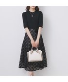 【インデックス/INDEX】のフラワーレースドッキングワンピース【洗える/抗ピル】 人気、トレンドファッション・服の通販 founy(ファニー) ファッション Fashion レディースファッション Fashion for Women ワンピース Dresses エレガント 上品 Elegant 洗える Machine Washable コンパクト Compact, Small Size スマート Smart, Elegant ドッキング Docking, Mixed Material フラワー Flower, Floral ポケット Pocket, Pocket Detail リブニット Rib Knit, Ribbed Knit リボン Ribbon, Bow レース Lace, Lace Fabric thumbnail ブラック|ID: prp329100004728873 ipo3291000000034713352