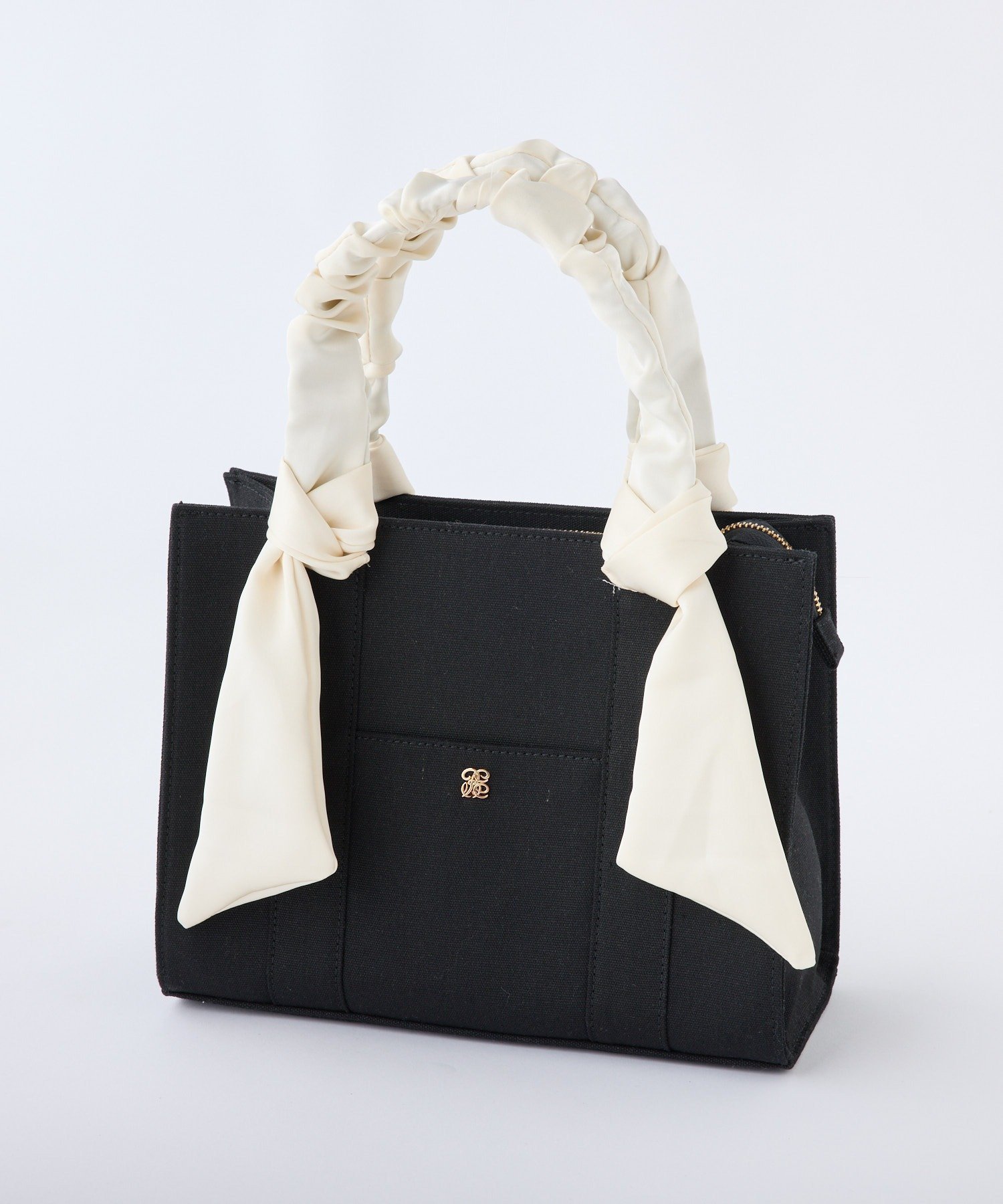 【ナイスクラップ/NICE CLAUP】の【新色追加】ギャザーハンドルミニトート インテリア・キッズ・メンズ・レディースファッション・服の通販 founy(ファニー) ファッション Fashion レディースファッション Fashion for Women バッグ Bags 2025年 2025 2025-2026秋冬・A/W Autumn/Winter 2025–26 AW25–26 ギャザー Gathered, Ruffled ツイード Twill, Twill Weave フェミニン Feminine, Girly リボン Ribbon, Bow 傘 Umbrella, Parasol ブラック|ID: prp329100004728884 ipo3291000000034557960