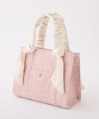 【ナイスクラップ/NICE CLAUP】の【新色追加】ギャザーハンドルミニトート 人気、トレンドファッション・服の通販 founy(ファニー) ファッション Fashion レディースファッション Fashion for Women バッグ Bags 2025年 2025 2025-2026秋冬・A/W Autumn/Winter 2025–26 AW25–26 ギャザー Gathered, Ruffled ツイード Twill, Twill Weave フェミニン Feminine, Girly リボン Ribbon, Bow 傘 Umbrella, Parasol thumbnail ピンク|ID: prp329100004728884 ipo3291000000034557967