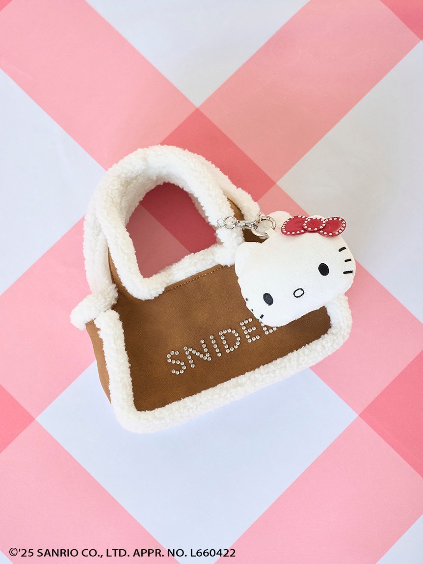【スナイデル/SNIDEL】の【HELLO KITTY】バッグ インテリア・キッズ・メンズ・レディースファッション・服の通販 founy(ファニー) 　ファッション　Fashion　レディースファッション　Fashion for Women　バッグ　Bags　コラボ　Collaboration, Collab　ショルダー　Shoulder, Shoulder Strap　スペシャル　Special, Limited Edition　スマート　Smart, Elegant　チャーム　Charm, Pendant　パーカー　Hoodie, Parka　ビジュー　Bijou, Jewel-like Accent　ポケット　Pocket, Pocket Detail　ポーチ　Pouch, Small Case　おすすめ　Recommended / Our Picks　CML[038]|ID: prp329100004728887 ipo3291000000034164249