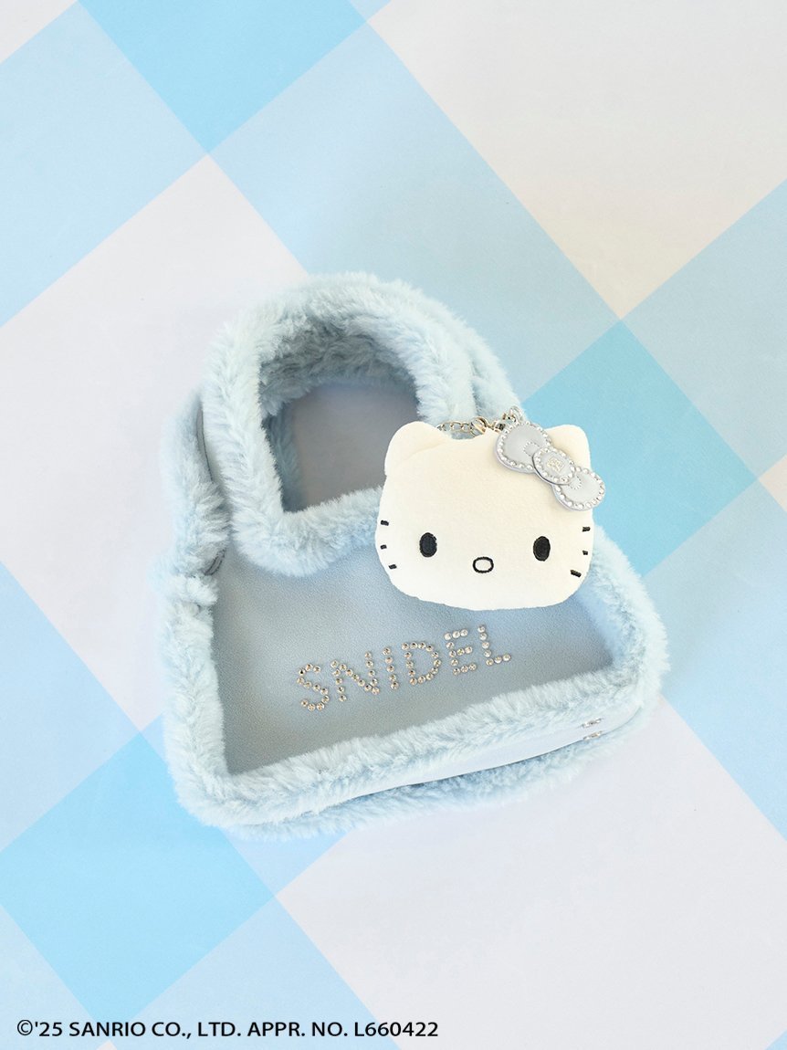 【スナイデル/SNIDEL】の【HELLO KITTY】バッグ インテリア・キッズ・メンズ・レディースファッション・服の通販 founy(ファニー) 　ファッション　Fashion　レディースファッション　Fashion for Women　バッグ　Bags　コラボ　Collaboration, Collab　ショルダー　Shoulder, Shoulder Strap　スペシャル　Special, Limited Edition　スマート　Smart, Elegant　チャーム　Charm, Pendant　パーカー　Hoodie, Parka　ビジュー　Bijou, Jewel-like Accent　ポケット　Pocket, Pocket Detail　ポーチ　Pouch, Small Case　おすすめ　Recommended / Our Picks　LBLU[081]|ID: prp329100004728887 ipo3291000000034164250
