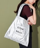 【シテン/CITEN】のCITEN パデッド クリア ロゴ トートバッグ SILVER|ID: prp329100004728926 ipo3291000000034590970
