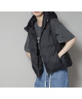 【ナノ ユニバース/nano universe】の撥水加工ライトダウン フードジップアップベスト 人気、トレンドファッション・服の通販 founy(ファニー) ファッション Fashion レディースファッション Fashion for Women アウター Coat / Outerwear Collection トップス・カットソー Cut & Sew Tops ベスト&ジレ / 重ね着スタイル Vests & Gilets スウェット / スエット Sweatshirt, Sweatwear ダウン Down, Puffer ポケット Pocket, Pocket Detail 再入荷 Restock / Back in Stock エレガント 上品 Elegant 2025年 2025 2025-2026秋冬・A/W Autumn/Winter 2025–26 AW25–26 |ID:prp329100004728927