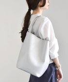 【シップス フォー ウィメン/SHIPS】のquaranciel ワンハンドル バケツ トート バッグ(A4対応) シルバー|ID: prp329100004728949 ipo3291000000034634179