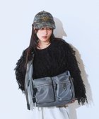 【ジーナシス/JEANASiS】のナイロンWポケットボディBAG グレー|ID: prp329100004728959 ipo3291000000034610296