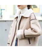 【ビームス ハート/BEAMS HEART】のフェイク ムートン フライト ジャケット 人気、トレンドファッション・服の通販 founy(ファニー) ファッション Fashion レディースファッション Fashion for Women アウター Coat / Outerwear Collection レディースジャケット・軽アウター Jackets インナー Innerwear ウェーブ Wavy Pattern クール Cool, Chic シンプル Simple, Minimal ジャケット Jacket, Outerwear スウェット / スエット Sweatshirt, Sweatwear ストレート Straight, Straight Cut スラックス Slacks, Dress Pants タイトスカート Pencil Skirt, Tight Skirt デニム Denim, Jeans Material トレンド Trend, Trending Now フェイク Faux, Fake フェミニン Feminine, Girly 防寒 Cold Protection, Winter-Ready ムートン Shearling, Mouton リアル Real, Realistic ロング Long, Long-Length 冬 Winter / This Winter おすすめ Recommended / Our Picks thumbnail BEIGE|ID: prp329100004728967 ipo3291000000034881350