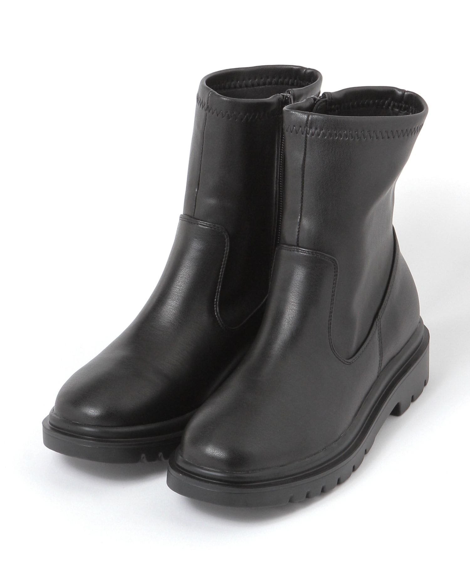 【グローバルワーク/GLOBAL WORK】のエアかる晴雨兼用ブーツ/580974 インテリア・キッズ・メンズ・レディースファッション・服の通販 founy(ファニー) ファッション Fashion レディースファッション Fashion for Women トレンド Trend, Trending Now 厚底 Platform Shoes 抗菌 Antibacterial, Bacteria-Resistant 軽量 Lightweight, Ultra Light ブラックPU09|ID: prp329100004729021 ipo3291000000034867227