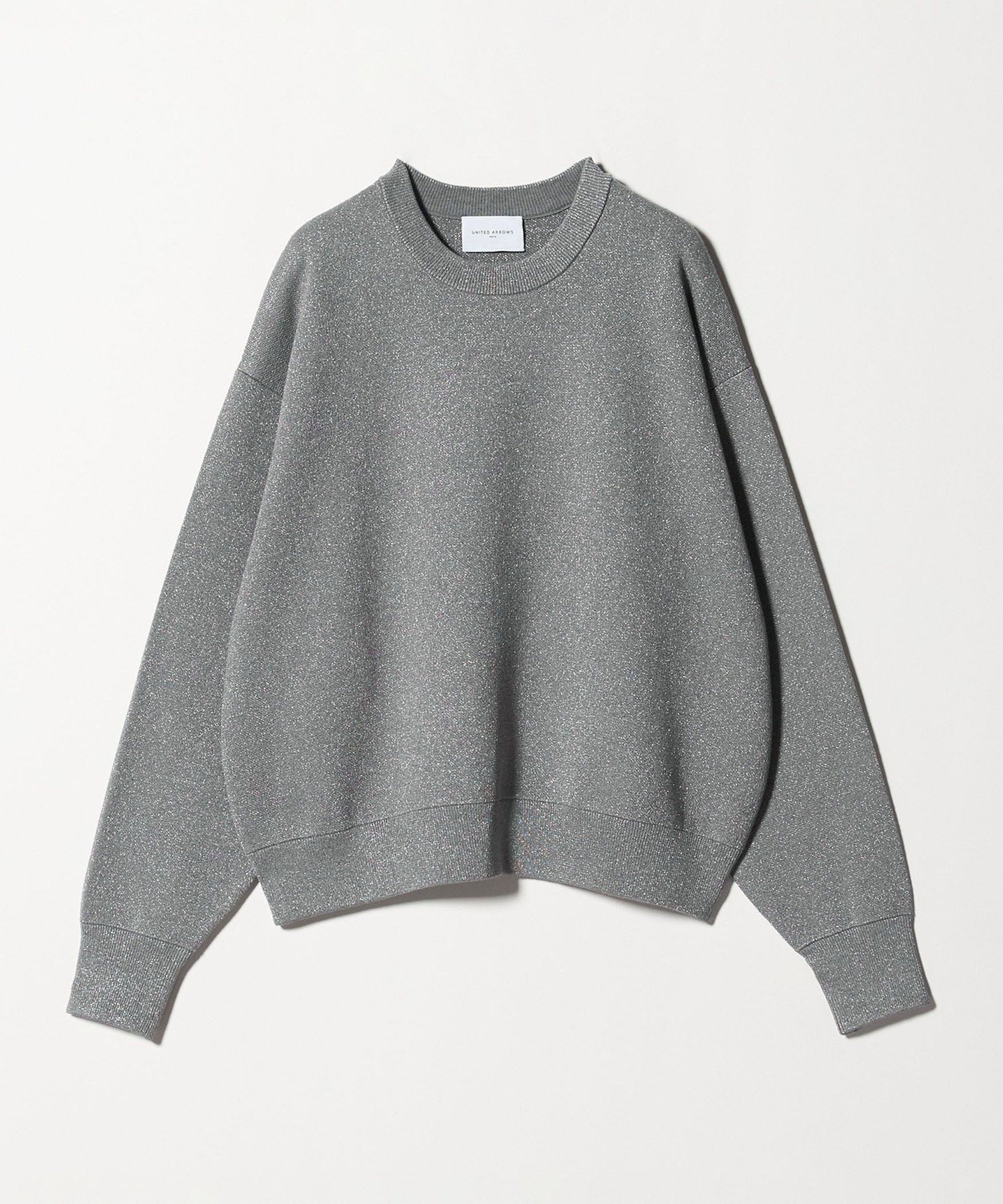 【ユナイテッドアローズ/UNITED ARROWS】のラメ ニット スウェット -ウォッシャブル- 人気、トレンドファッション・服の通販 founy(ファニー) 　ファッション　Fashion　レディースファッション　Fashion for Women　トップス・カットソー　Cut & Sew Tops　ニット　Knit Tops & Sweaters　レディースパーカー・カジュアルフーディー　Casual Hoodies & Sweatshirts　スウェット・クルーネックトップス　Sweatshirts & Crewnecks / Relaxed Fit Sweat Tops　おすすめ　Recommended / Our Picks　ウォッシャブル　Machine Washable　カットソー　Cut and Sewn Top　カーディガン　Cardigan, Knitwear　スウェット / スエット　Sweatshirt, Sweatwear　ワイド　Wide, Wide Fit　エレガント 上品　Elegant　人気　Popular, Best Seller　定番　Standard, Basic Item　 other-1|ID: prp329100004729051 ipo3291000000034164846