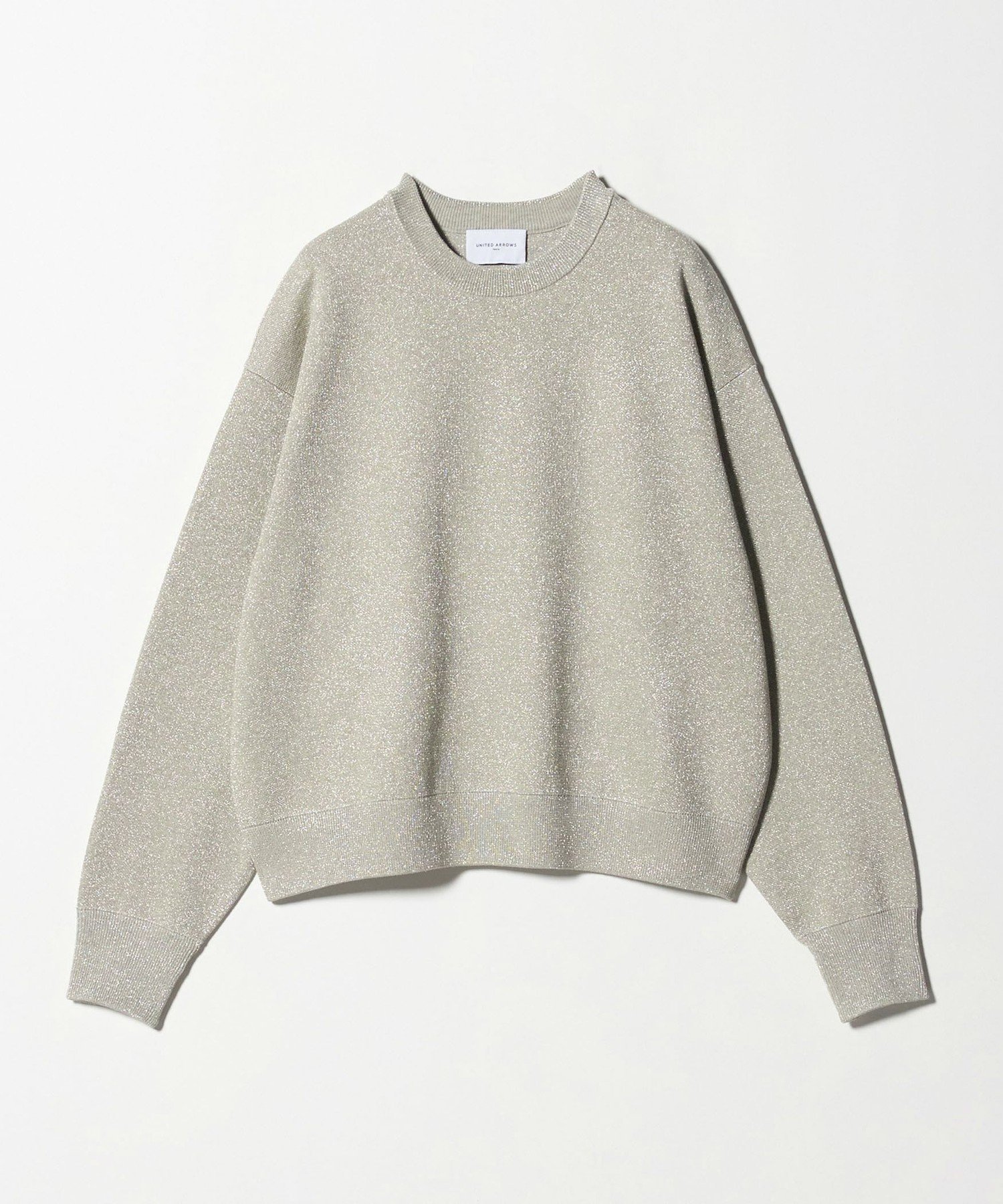 【ユナイテッドアローズ/UNITED ARROWS】のラメ ニット スウェット -ウォッシャブル- インテリア・キッズ・メンズ・レディースファッション・服の通販 founy(ファニー) 　ファッション　Fashion　レディースファッション　Fashion for Women　トップス・カットソー　Cut & Sew Tops　ニット　Knit Tops & Sweaters　レディースパーカー・カジュアルフーディー　Casual Hoodies & Sweatshirts　スウェット・クルーネックトップス　Sweatshirts & Crewnecks / Relaxed Fit Sweat Tops　おすすめ　Recommended / Our Picks　ウォッシャブル　Machine Washable　カットソー　Cut and Sewn Top　カーディガン　Cardigan, Knitwear　スウェット / スエット　Sweatshirt, Sweatwear　ワイド　Wide, Wide Fit　エレガント 上品　Elegant　人気　Popular, Best Seller　定番　Standard, Basic Item　NATURAL|ID: prp329100004729051 ipo3291000000034164850