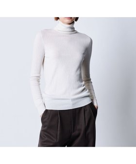 【ドゥロワー/DRAWER】の18G カシミヤシルクリブタートルニット 人気、トレンドファッション・服の通販 founy(ファニー) ファッション Fashion レディースファッション Fashion for Women トップス・カットソー Cut & Sew Tops ニット Knit Tops & Sweaters シルク Silk, 100% Silk フィット Fit, Slim Fit ベーシック Basic, Essential |ID:prp329100004729078