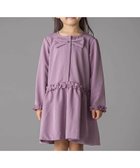 【ベベ オンライン ストア/BEBE ONLINE STORE / KIDS】のリボンフリルAラインワンピース(95~150cm) パープル|ID: prp329100004729109 ipo3291000000034165036