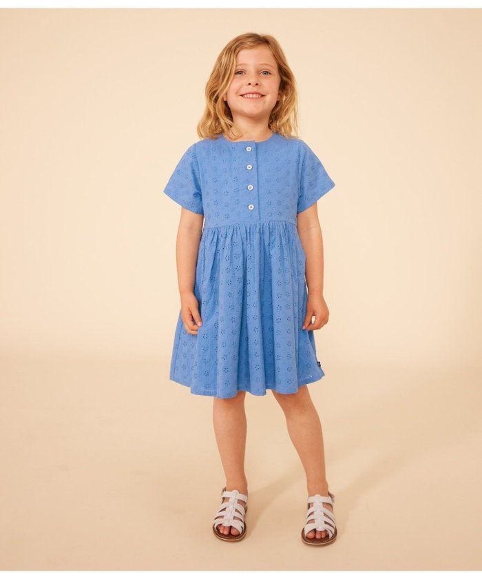 【プチバトー/PETIT BATEAU / KIDS】のイギリス刺繍ワンピース インテリア・キッズ・メンズ・レディースファッション・服の通販 founy(ファニー) https://founy.com/ ファッション Fashion キッズファッション Fashion for Kids ワンピース Dresses モチーフ Motif, Design Theme 半袖 Short Sleeve, Half Sleeve |ID: prp329100004729113 ipo3291000000034165049