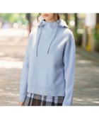 【ドレステリア/DRESSTERIOR】のカシミヤブレンドフードニット 人気、トレンドファッション・服の通販 founy(ファニー) ファッション Fashion レディースファッション Fashion for Women トップス・カットソー Cut & Sew Tops ニット Knit Tops & Sweaters スマート Smart, Elegant パターン Pattern, Design Print フロント Front, Front Design ホールガーメント WholeGarment, Seamless Knit thumbnail ブルー|ID: prp329100004729115 ipo3291000000035163997