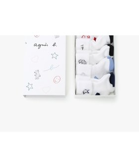 【アニエスベー ファム/agnes b. / KIDS】のベビー アイコニック 刺繍 ソックスギフトセット 人気、トレンドファッション・服の通販 founy(ファニー) ファッション Fashion キッズファッション Fashion for Kids ギフト プレゼント Gift / Present ソックス Socks, Hosiery ベビー Baby, Babywear ボックス Boxy, Box Shape |ID:prp329100004729117