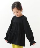 【デビロック/devirock / KIDS】のティアード長袖チュニック ロンT トップス ブラック|ID: prp329100004729122 ipo3291000000034165080