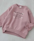 【デビロック/devirock / KIDS】のデビラボ ガールズ プリント ボリュームスリーブ 裏起毛トレーナー 25AW 005-リボン-くすみピンク|ID: prp329100004729124 ipo3291000000034165092