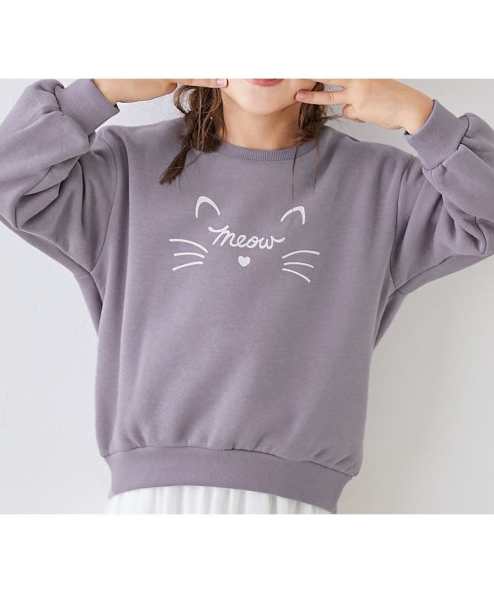 【デビロック/devirock / KIDS】のデビラボ ガールズ プリント ボリュームスリーブ 裏起毛トレーナー 25AW 人気、トレンドファッション・服の通販 founy(ファニー) ファッション Fashion キッズファッション Fashion for Kids シンプル Simple, Minimal スニーカー Sneakers, Trainers スリーブ Sleeve, Long Sleeve / Short Sleeve トレーナー Sweatshirt, Trainer プリント Print, Printed Pattern おすすめ Recommended / Our Picks 2025年 2025 2025-2026秋冬・A/W Autumn/Winter 2025–26 AW25–26 other-1|ID: prp329100004729124 ipo3291000000034731336