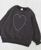 【デビロック/devirock / KIDS】のデビラボ ガールズ プリント ボリュームスリーブ 裏起毛トレーナー 25AW 人気、トレンドファッション・服の通販 founy(ファニー) ファッション Fashion キッズファッション Fashion for Kids シンプル Simple, Minimal スニーカー Sneakers, Trainers スリーブ Sleeve, Long Sleeve / Short Sleeve トレーナー Sweatshirt, Trainer プリント Print, Printed Pattern おすすめ Recommended / Our Picks 2025年 2025 2025-2026秋冬・A/W Autumn/Winter 2025–26 AW25–26 thumbnail 001-ハート-スミクロ|ID: prp329100004729124 ipo3291000000034731343