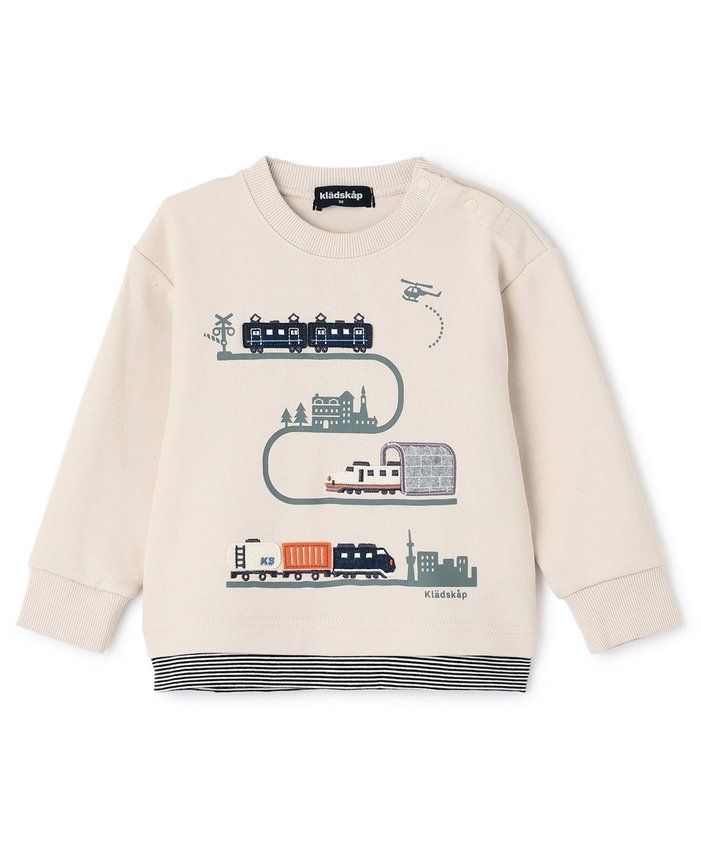 【ナルミヤ オンライン/NARUMIYA ONELINE / KIDS】の【人気商品再入荷】【直営店で取り扱い無し】電車アップリケ裾ボーダートレーナー インテリア・キッズ・メンズ・レディースファッション・服の通販 founy(ファニー) https://founy.com/ ファッション Fashion キッズファッション Fashion for Kids グラフィック Graphic, Graphic Design トレーナー Sweatshirt, Trainer プリント Print, Printed Pattern ボーダー Border, Stripe 人気 Popular, Best Seller 再入荷 Restock / Back in Stock |ID: prp329100004729127 ipo3291000000034165106