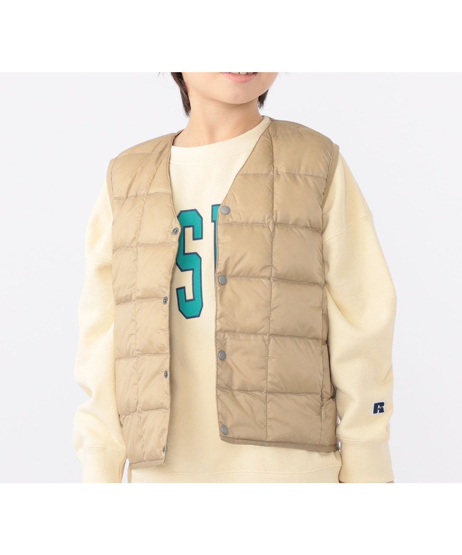 【シップス/SHIPS / KIDS】の【WEB限定】TAION 100~150cm / キッズ インナー ダウン ベスト インテリア・キッズ・メンズ・レディースファッション・服の通販 founy(ファニー) 　ファッション　Fashion　キッズファッション　Fashion for Kids　アウトドア　Outdoor Clothing　インナー　Innerwear　カットソー　Cut and Sewn Top　コンパクト　Compact, Small Size　コーティング　Coating, Coated Finish　ダウン　Down, Puffer　パーカー　Hoodie, Parka　フェザー　Feather, Feather Detail　ベスト　Vest, Waistcoat　ポケット　Pocket, Pocket Detail　防寒　Cold Protection, Winter-Ready　ラベンダー　Lavender　旅行　Travel　カーキ|ID: prp329100004729135 ipo3291000000034731676