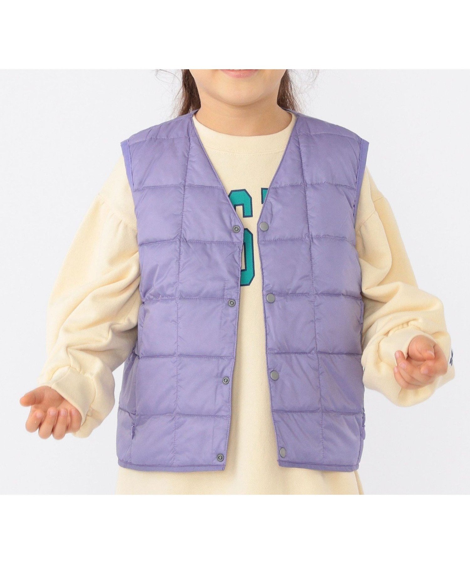 【シップス/SHIPS / KIDS】の【WEB限定】TAION 100~150cm / キッズ インナー ダウン ベスト インテリア・キッズ・メンズ・レディースファッション・服の通販 founy(ファニー) 　ファッション　Fashion　キッズファッション　Fashion for Kids　アウトドア　Outdoor Clothing　インナー　Innerwear　カットソー　Cut and Sewn Top　コンパクト　Compact, Small Size　コーティング　Coating, Coated Finish　ダウン　Down, Puffer　パーカー　Hoodie, Parka　フェザー　Feather, Feather Detail　ベスト　Vest, Waistcoat　ポケット　Pocket, Pocket Detail　防寒　Cold Protection, Winter-Ready　ラベンダー　Lavender　旅行　Travel　ラベンダー|ID: prp329100004729135 ipo3291000000034731686