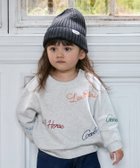 【ナルミヤ オンライン/NARUMIYA ONELINE / KIDS】の【Lee】ロゴ刺繍トレーナー シロ杢|ID: prp329100004729140 ipo3291000000034165161